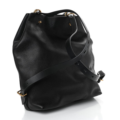 Gucci Calfskin Kingsnake Print Backpack Black 3 of 10