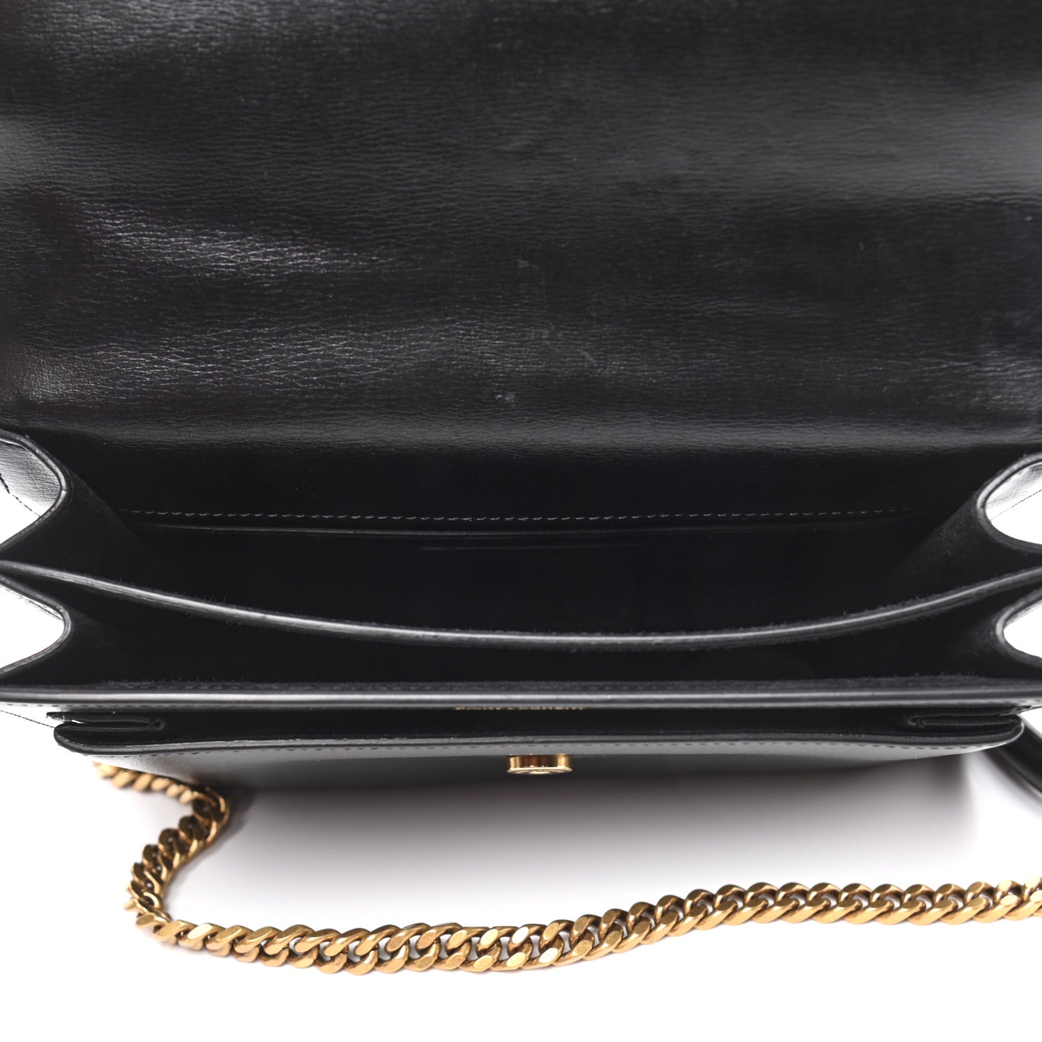 Saint Laurent Calfskin Medium Monogram Sunset Black 5 of 9