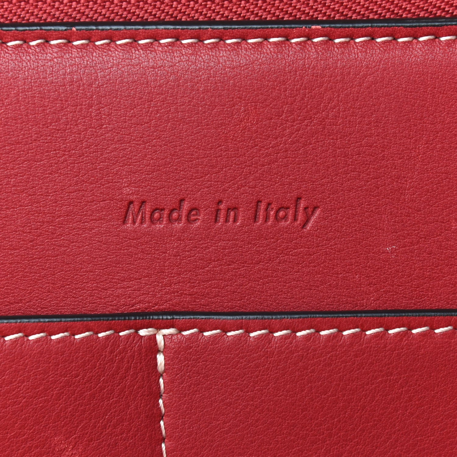 Celine Smooth Calfskin Small Tri-Fold Bag Red 7 of 12
