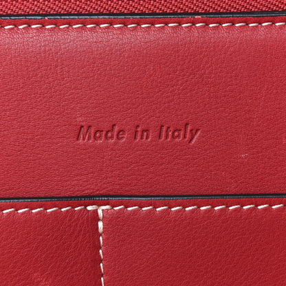 Celine Smooth Calfskin Small Tri-Fold Bag Red 7 of 12
