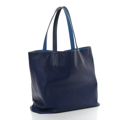 Hermes Veau Sikkim Double Sens 45 Tote Bleu Sapphire Paradis 5 of 18