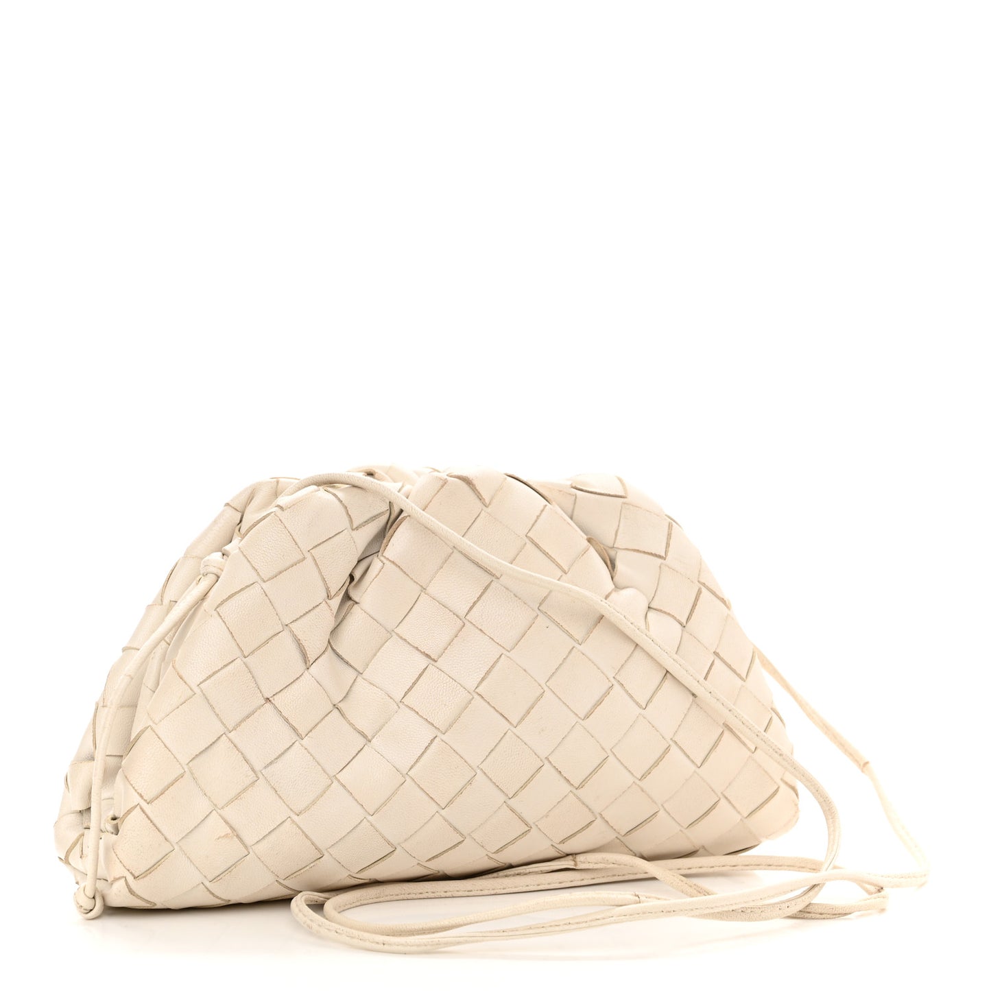 Nappa Intrecciato The Mini Pouch Chalk