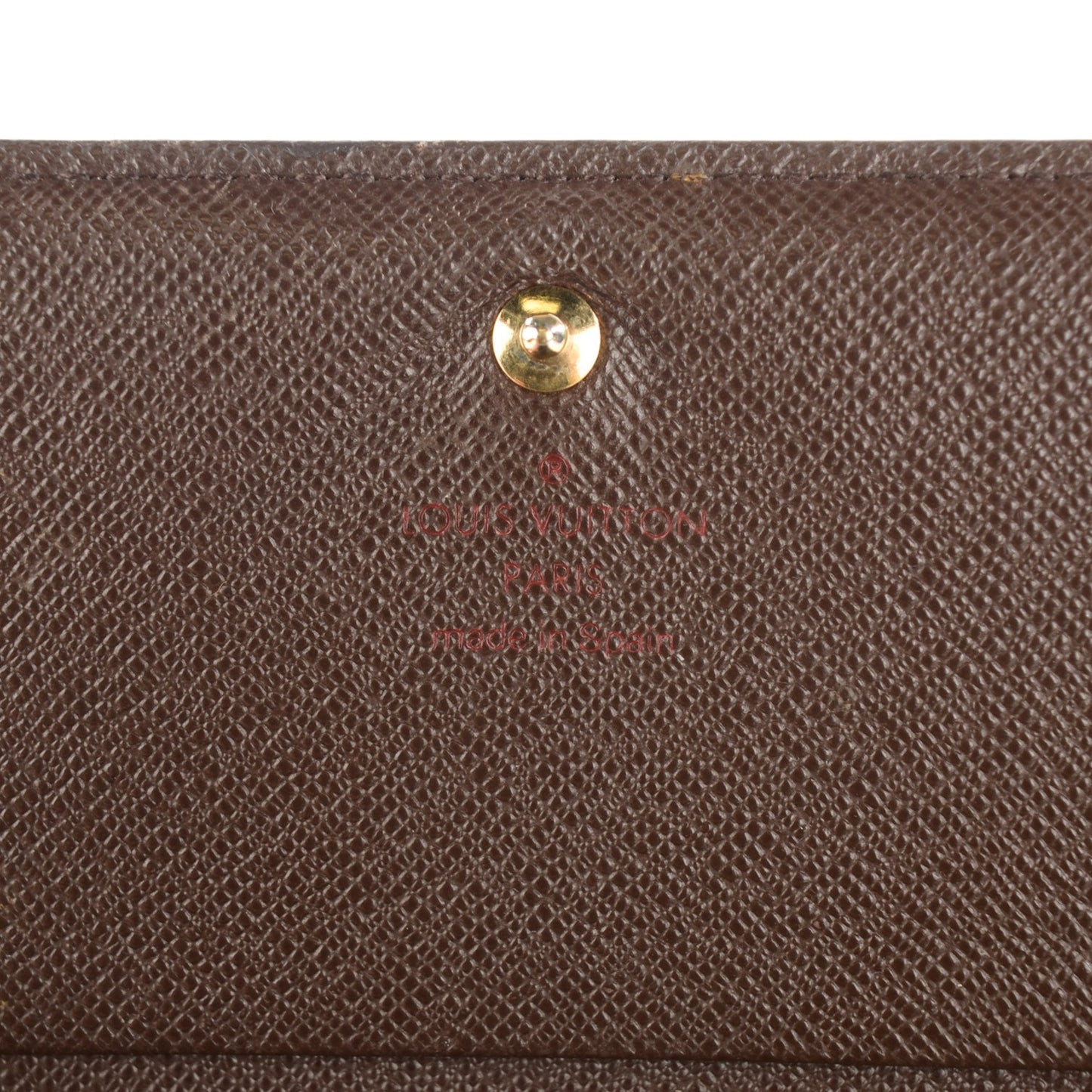 Damier Ebene Porte-Monnaie Billets Tresor Wallet