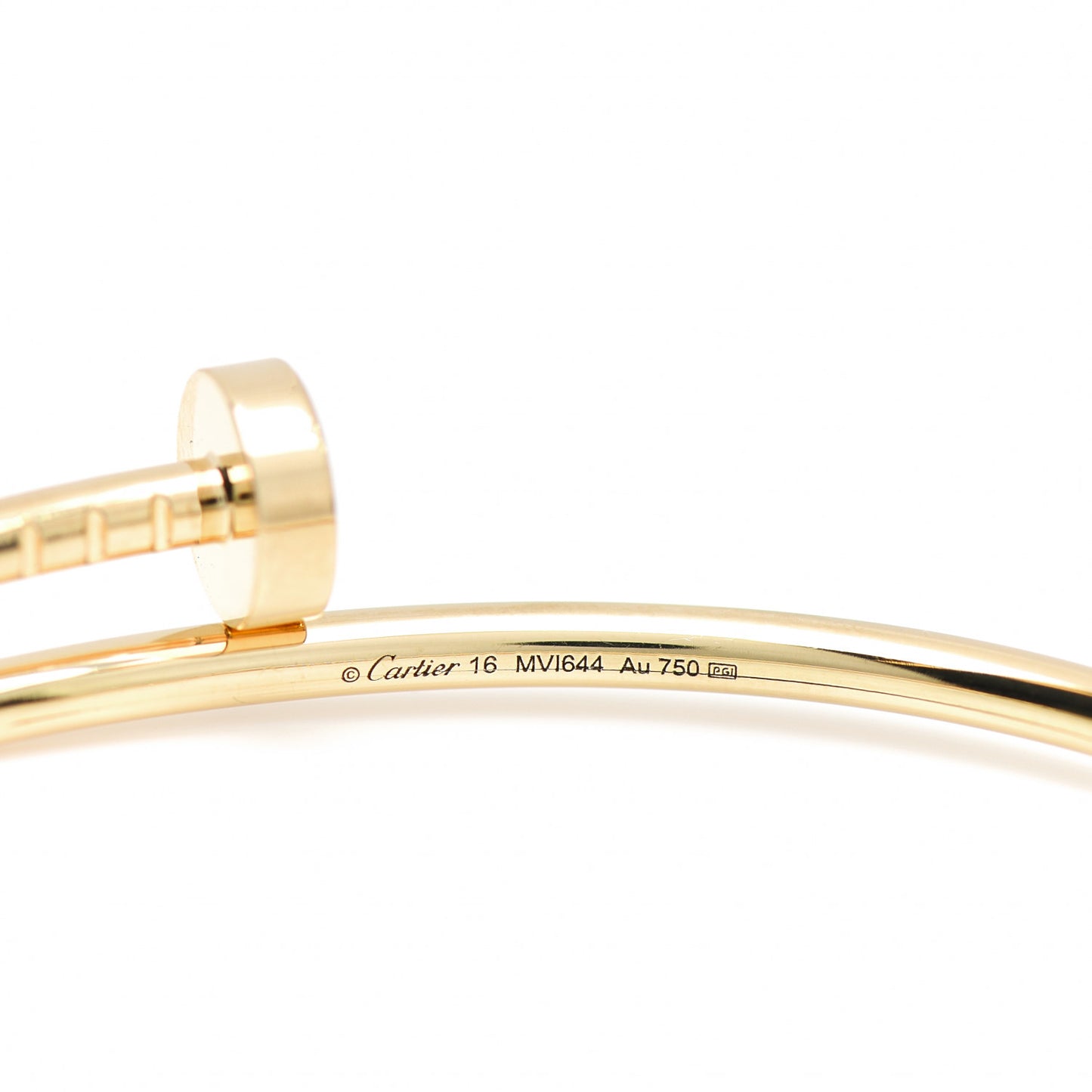 18K Yellow Gold Small Juste Un Clou Bracelet 16