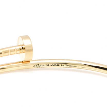 Cartier 18K Yellow Gold Small Juste Un Clou Bracelet 16 3 of 4