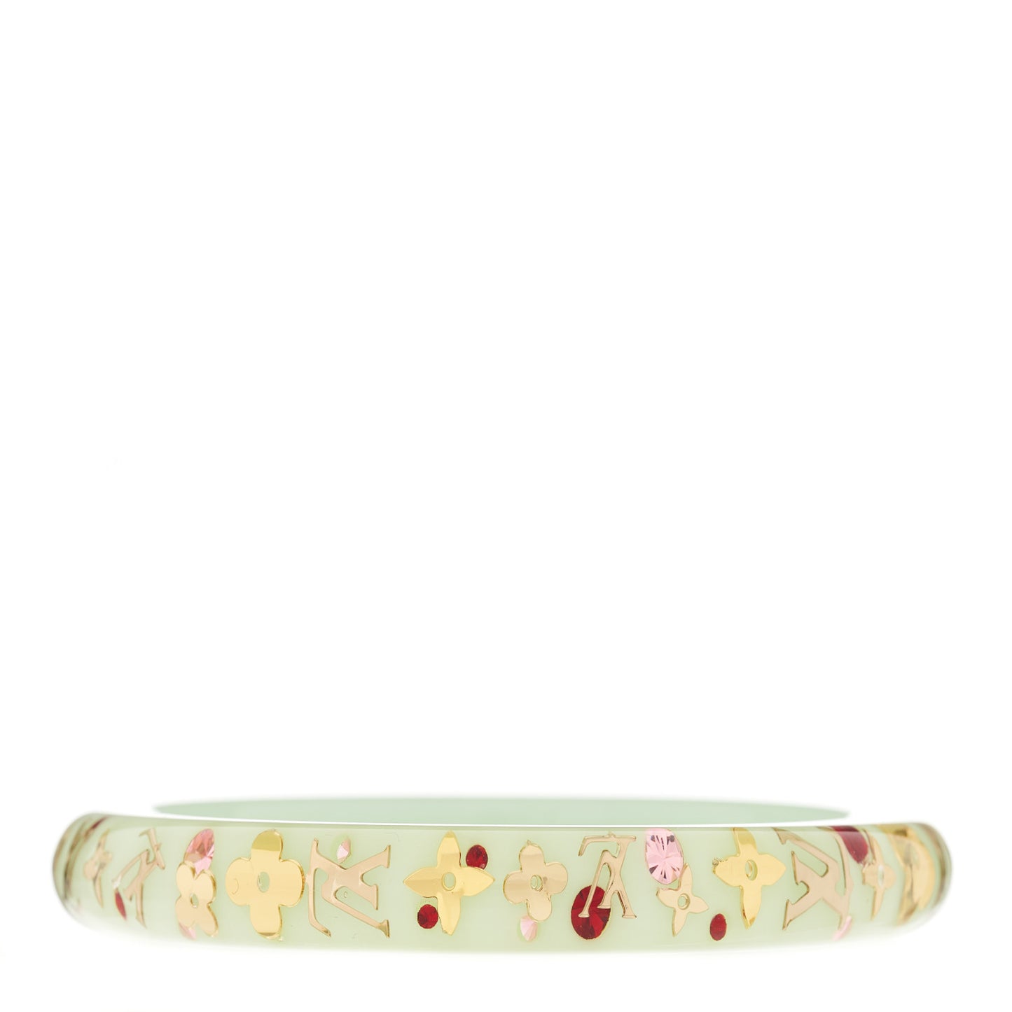 Resin Swarovski Medium Inclusion Bracelet PM Peppermint