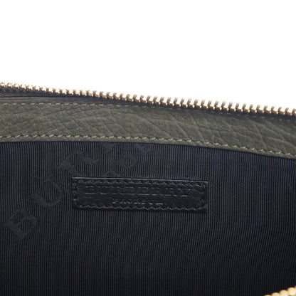 Burberry Prorsum Grainy Nubuck Alma Fox Clutch Olive 7 of 11