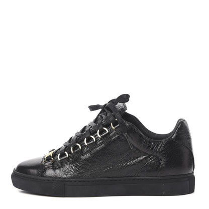 Balenciaga Agneau Arena Womens Low Top Sneakers 35 Black 1 of 9