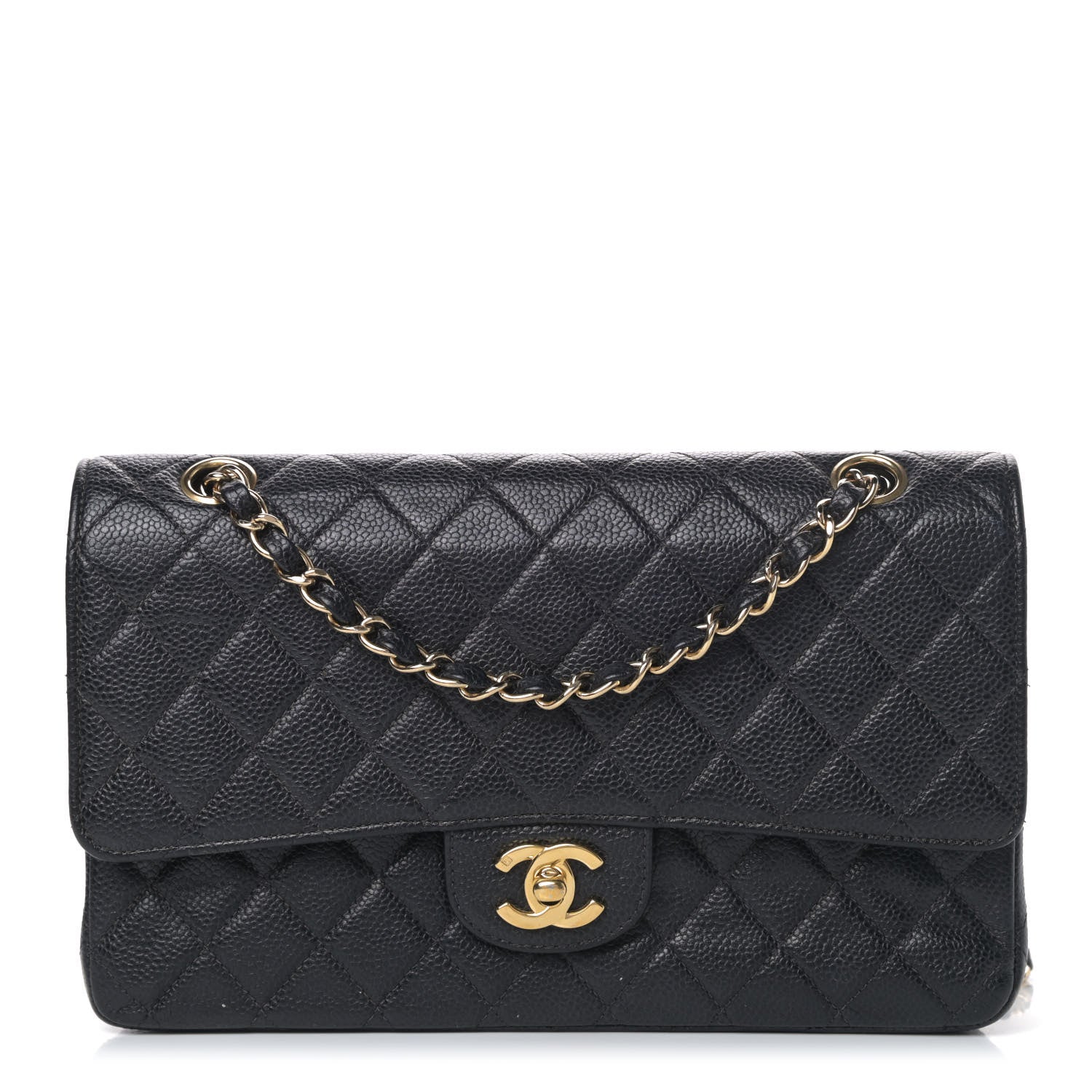 Chanel Caviar Quilted Medium Double Flap Black 1 of 4
