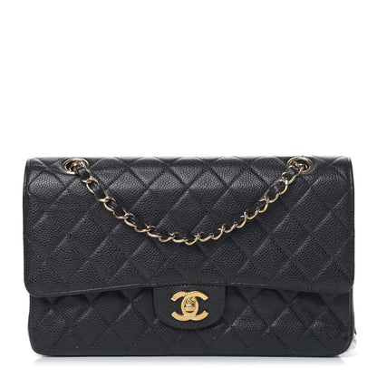 Chanel Caviar Quilted Medium Double Flap Black 1 of 4
