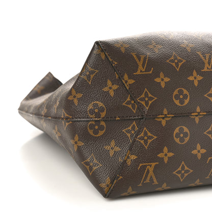 Louis Vuitton LOUIS VUITTON Monogram Flower Hobo Black 7 of 8