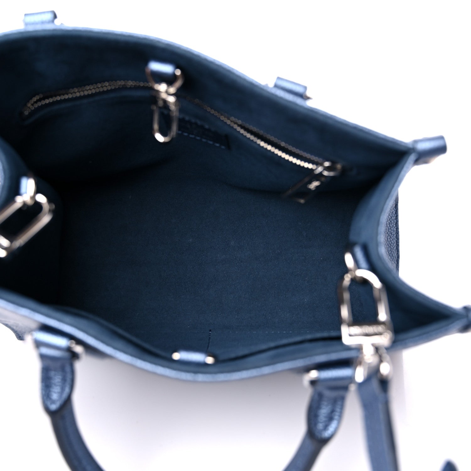Louis Vuitton Metallic Empreinte Monogram Giant Onthego PM Navy Nacre 5 of 10