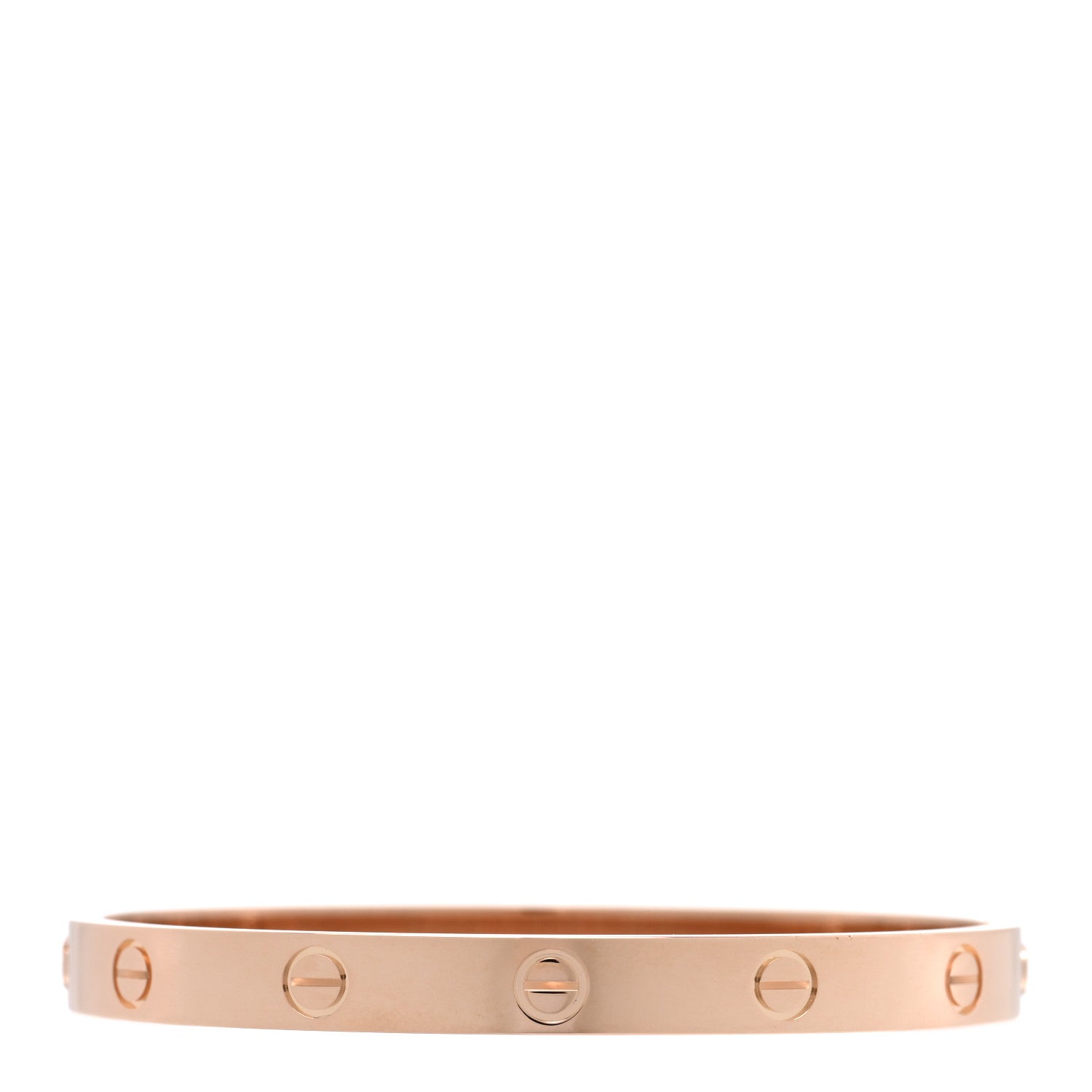 Cartier 18K Pink Gold LOVE Bracelet 17 2 of 7
