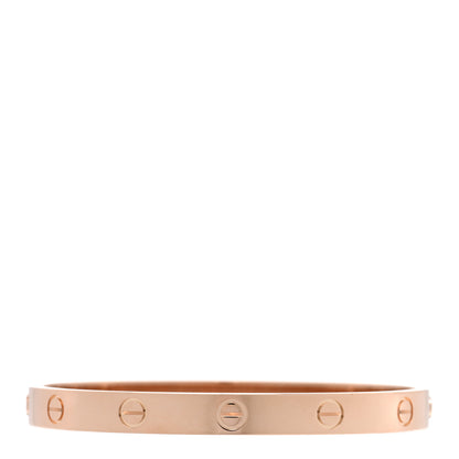 Cartier 18K Pink Gold LOVE Bracelet 17 2 of 7