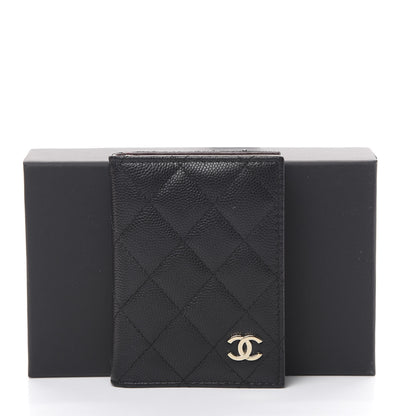 Chanel Caviar Quilted Card Holder Wallet Black 7 of 7