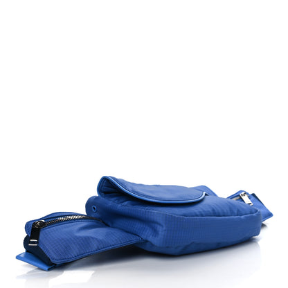 Christian Dior Nylon Saddle Belt Bag Blue 4 of 11