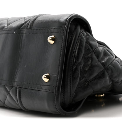 Burberry Calfskin Quilted Large Manor Tote Black 10 of 14