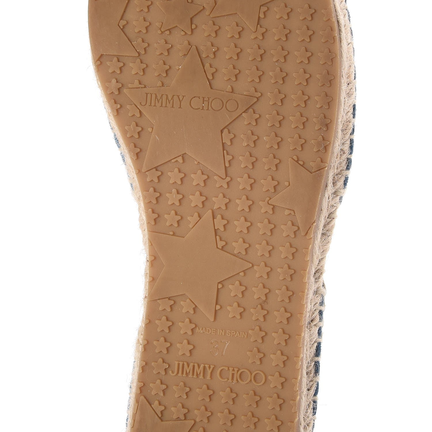 Jimmy Choo Denim Dreya D'Orsay Espadrilles 37 Blue 8 of 10