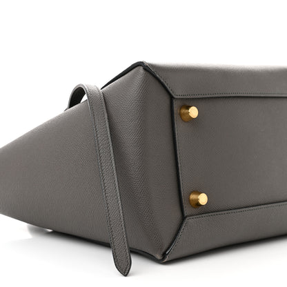 Celine Grained Calfskin Mini Belt Bag Grey 9 of 10