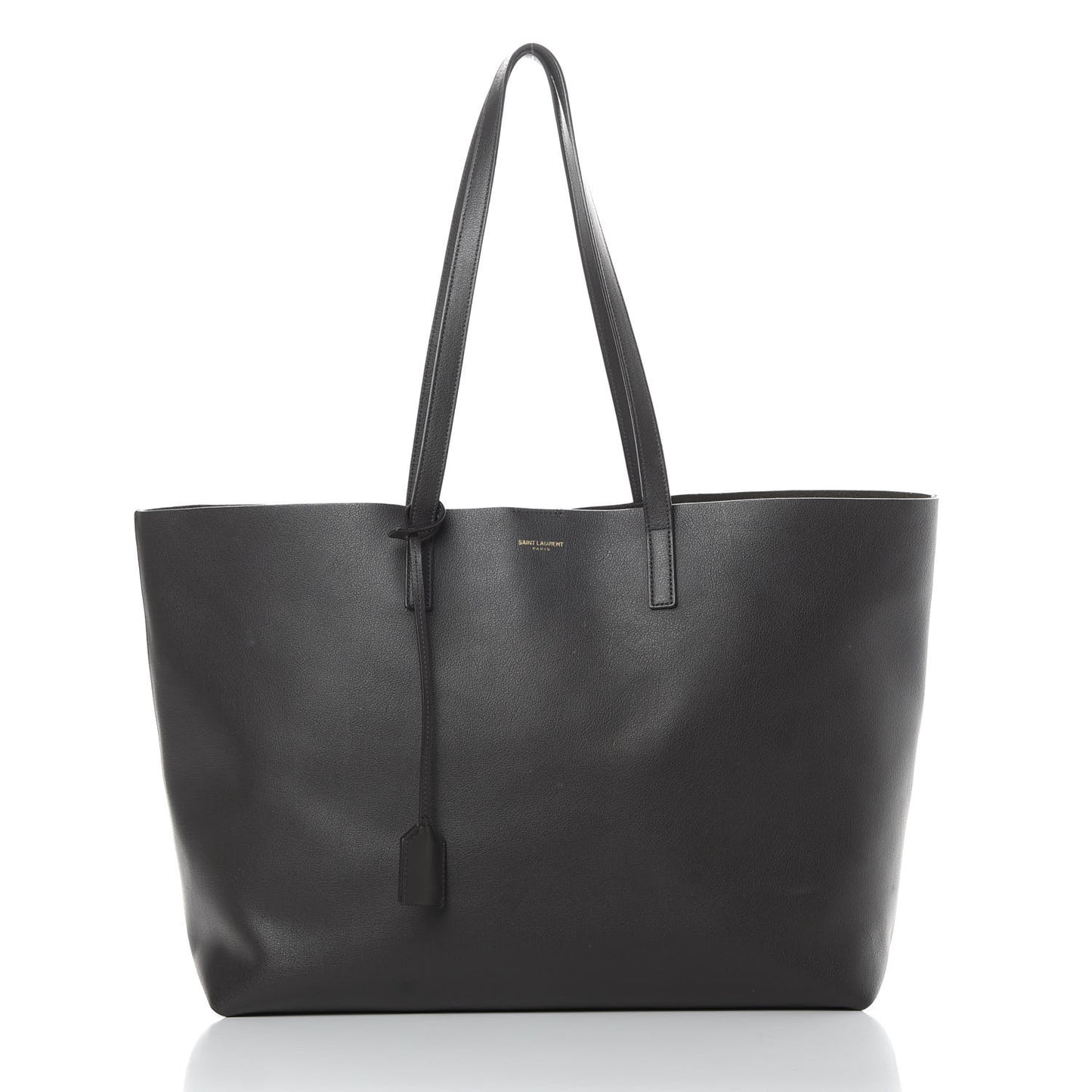 Calfskin Large Shopping Tote Coal