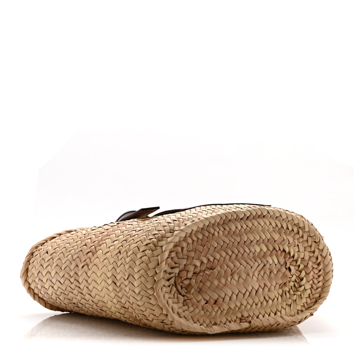 Raffia Basket Tote Bag Natural Tan