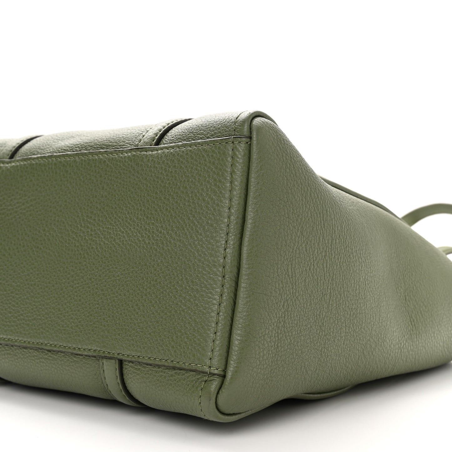 Grained Calfskin The Tag Tote Green
