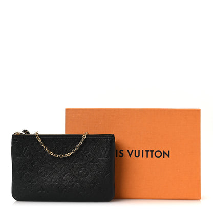 Louis Vuitton Empreinte Double Zip Pochette Black 12 of 12