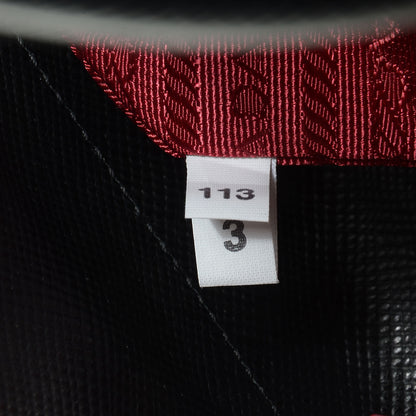 Prada Saffiano Cuir Twin Tote Nero Black 9 of 10