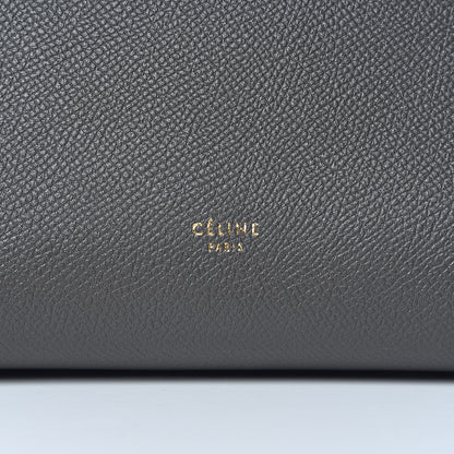 Celine Drummed Calfskin Small Belt Bag Grey 6 of 12