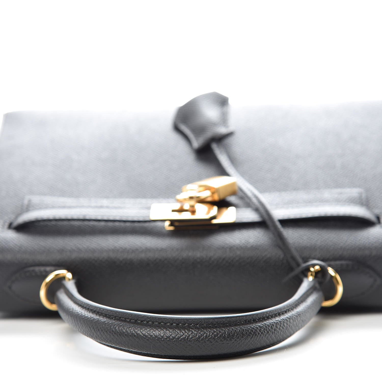 Hermes Epsom Kelly Sellier 25 Black 10 of 38