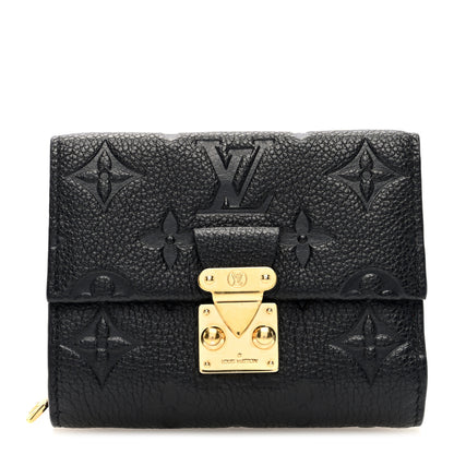Louis Vuitton Empreinte Metis Compact Wallet Black 1 of 7