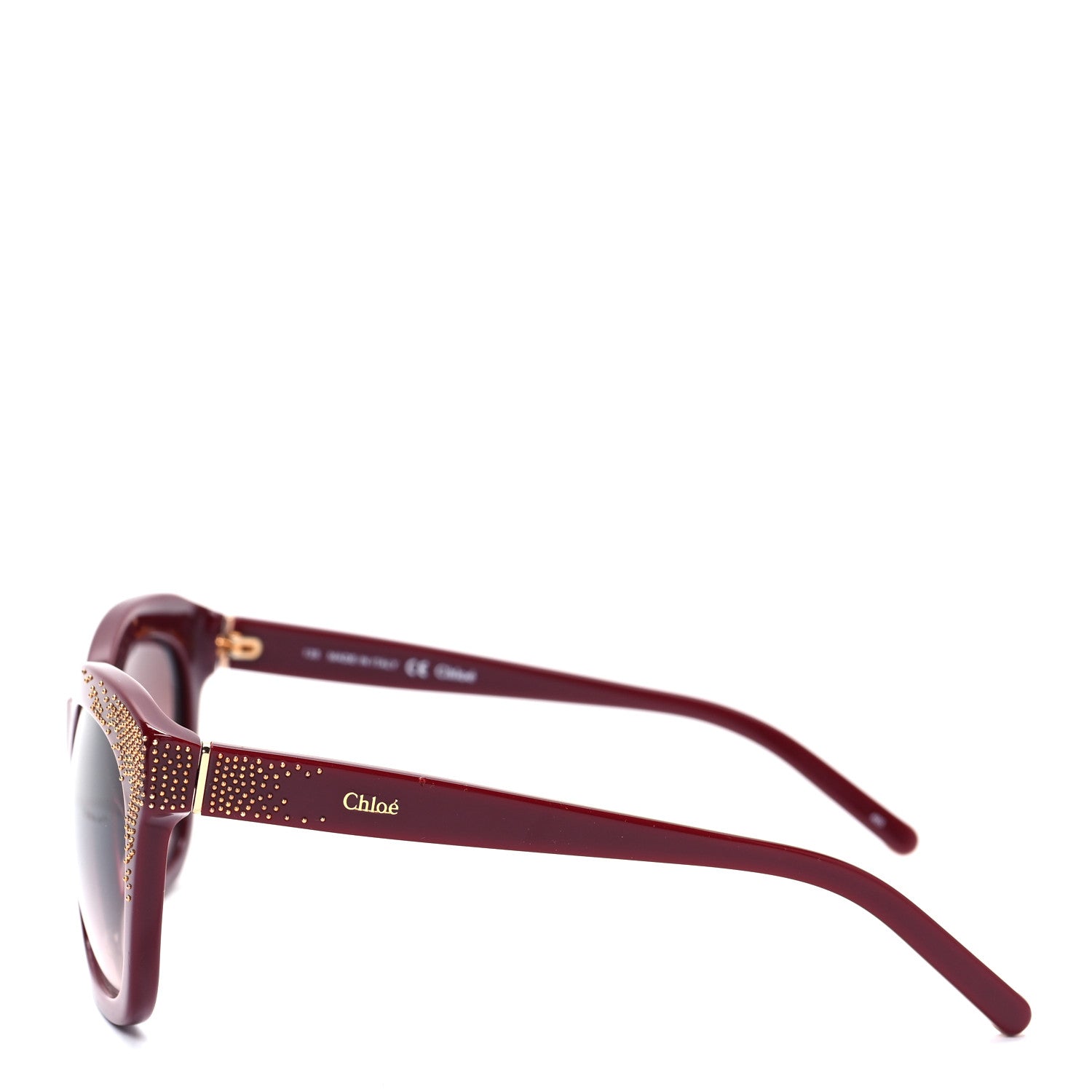 Chloe Acetate Sunglasses CE626 Burgundy 3 of 6