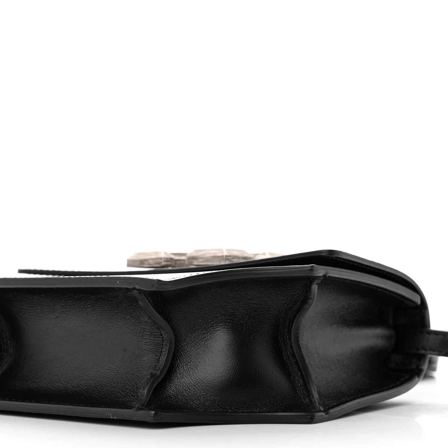 Off-White Calfskin Jitney 0.7 Meteor Bag Black 9 of 9