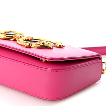 Dolce & Gabbana DOLCE GABBANA Calfskin DG Girls Phone Shoulder Bag Hot Pink 9 of 9
