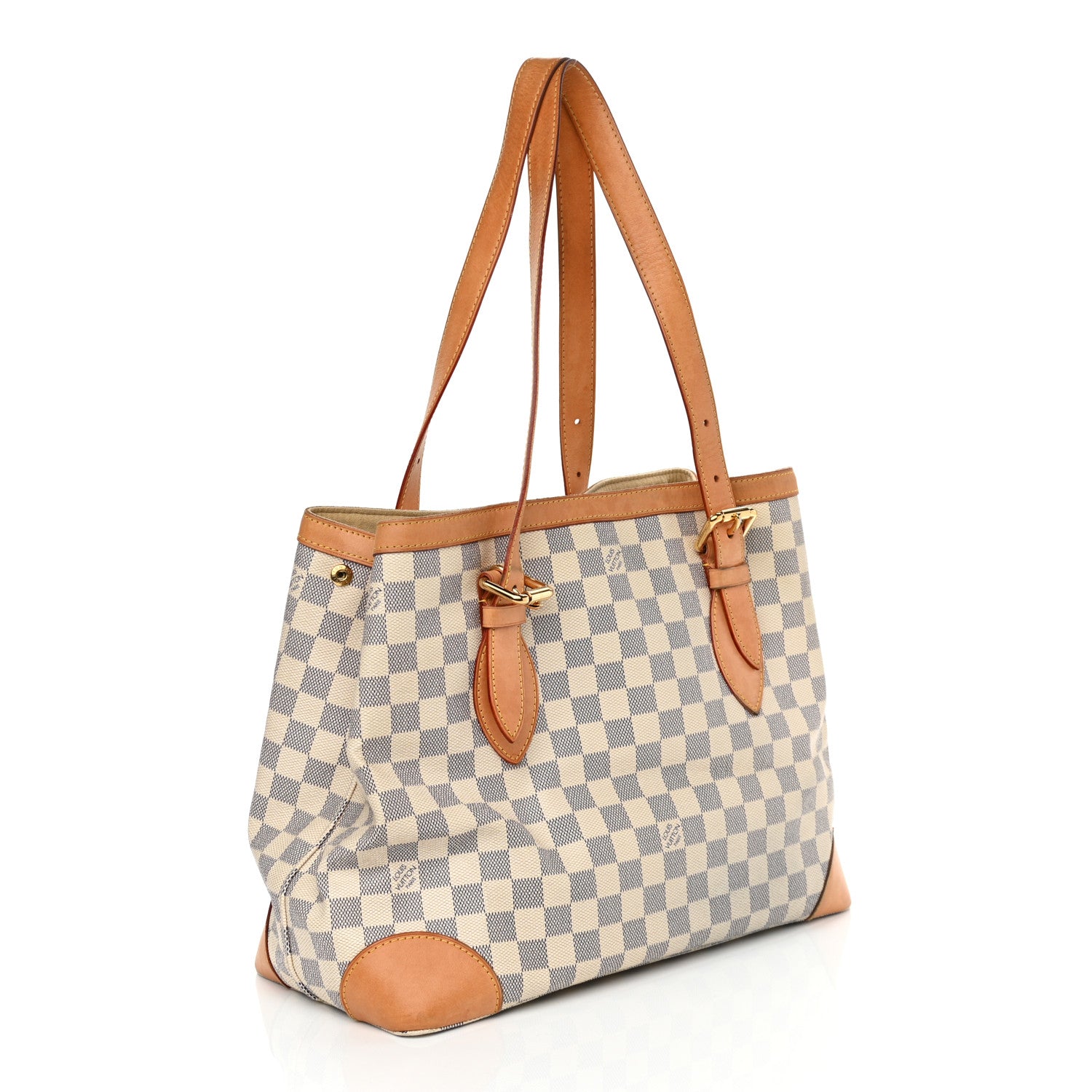 Louis Vuitton Damier Azur Hampstead MM 3 of 14