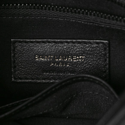 Saint Laurent Crinkled Calfskin Matelasse Monogram Niki Chain Wallet Black 6 of 9