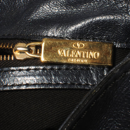 Valentino Garavani Leather Large Histoire Metallic 8 of 9