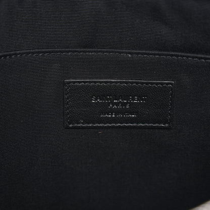 Saint Laurent Grain De Poudre Catherine Wristlet Pouch Pebble 6 of 9
