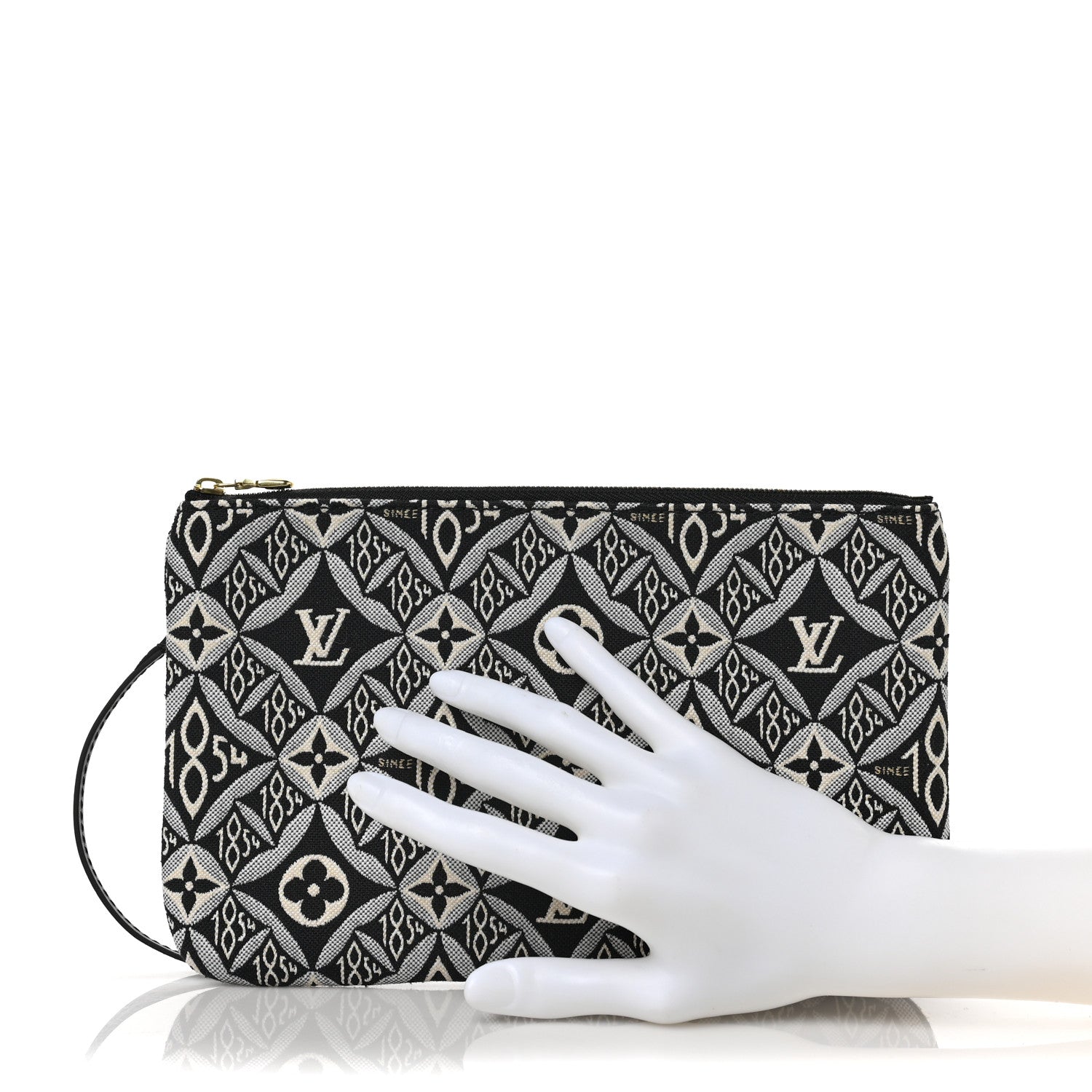 Louis Vuitton Jacquard Since 1854 Neverfull MM GM Pochette Grey 2 of 6