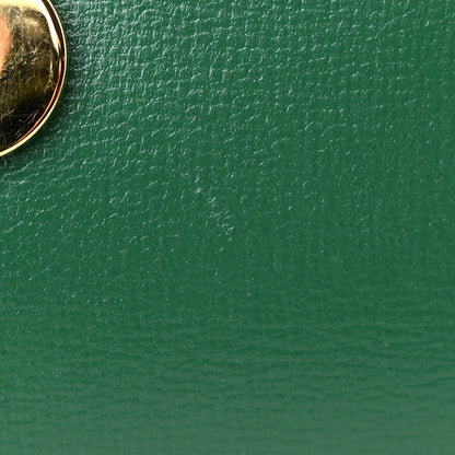 Gucci Azalea Calfskin Web Monochrome Mini Horsebit 1955 Chain Shoulder Bag Emerald 12 of 17