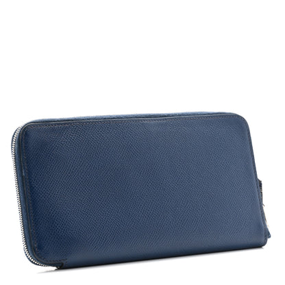 Hermes Epsom Silk'In Wallet Bleu Saphir 3 of 17