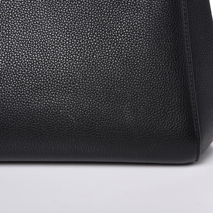 Celine Drummed Calfskin Small Edge Shoulder Bag Black 9 of 10