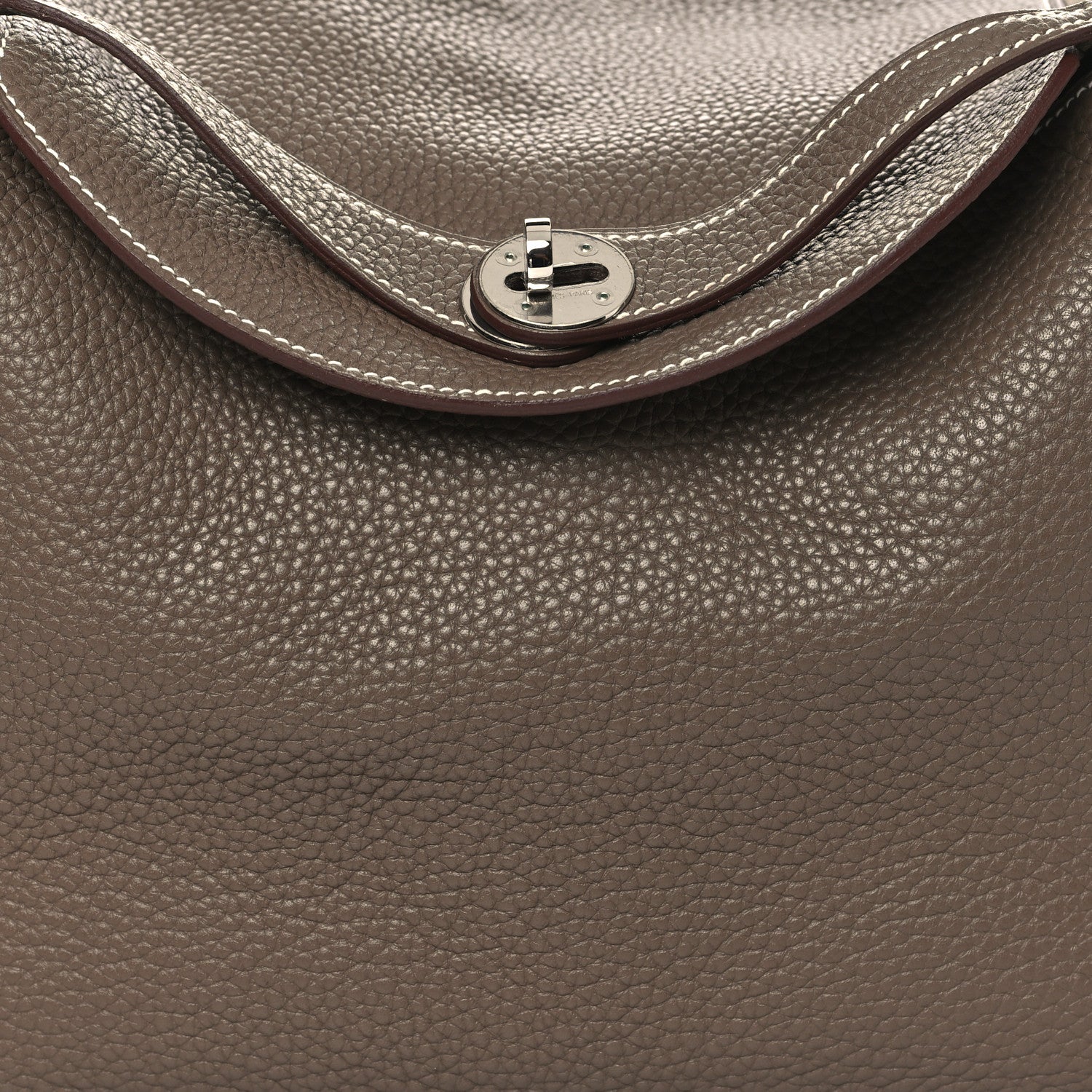 Hermes Taurillon Clemence Lindy 30 Etoupe 8 of 10