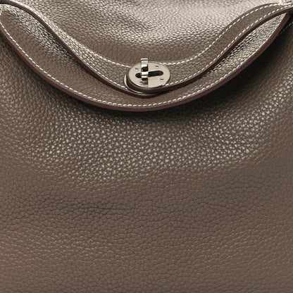 Hermes Taurillon Clemence Lindy 30 Etoupe 8 of 10
