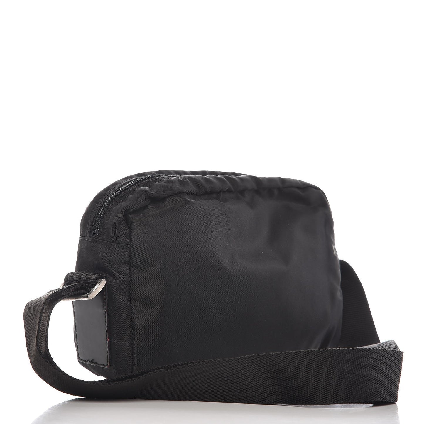 Nylon Vela Small Shoulder Bag Black