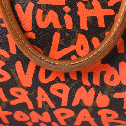 Louis Vuitton Monogram Graffiti Speedy 30 Orange 17 of 23