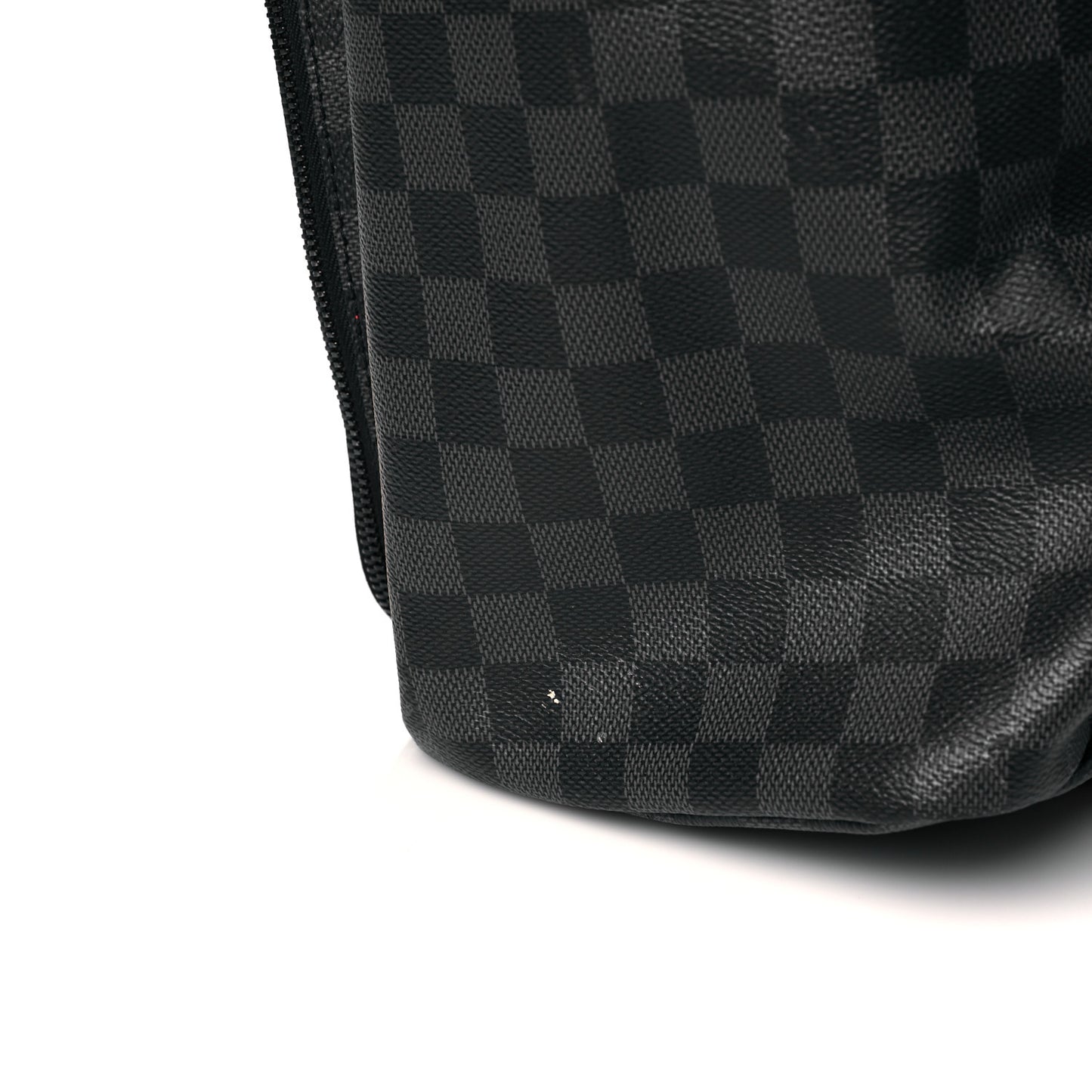 Damier Graphite Utility Backpack Red