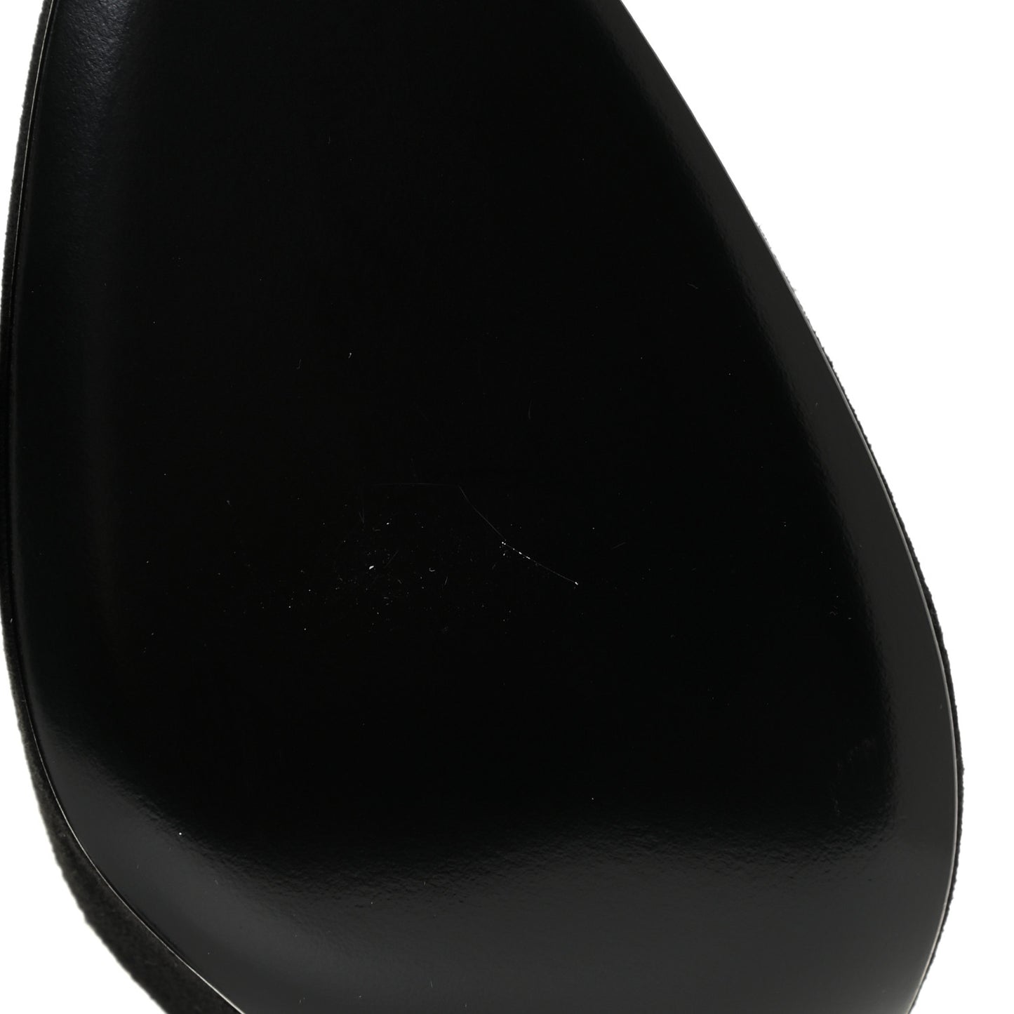 Suede Goatskin Baby 90 Pump 38 Black