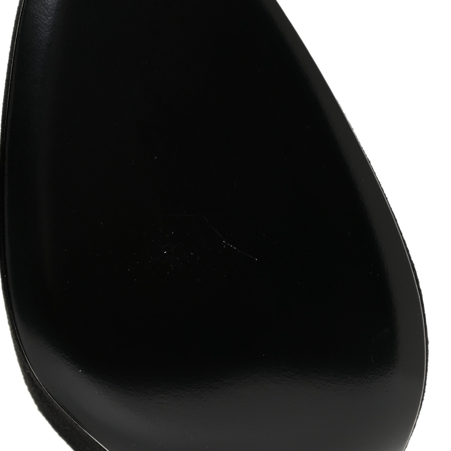 Hermes Suede Goatskin Baby 90 Pump 38 Black 7 of 12