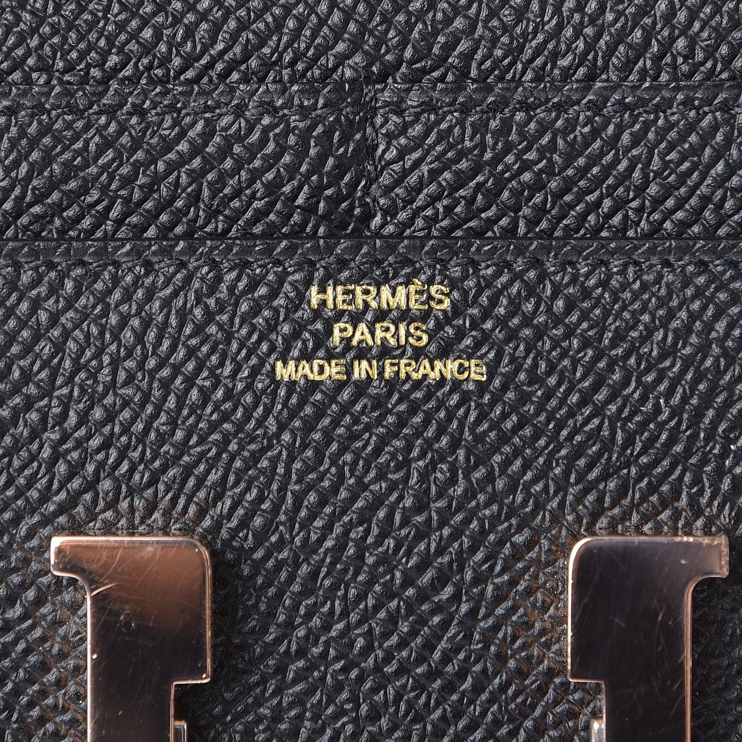 Hermes Epsom Constance Short Wallet Black 6 of 8